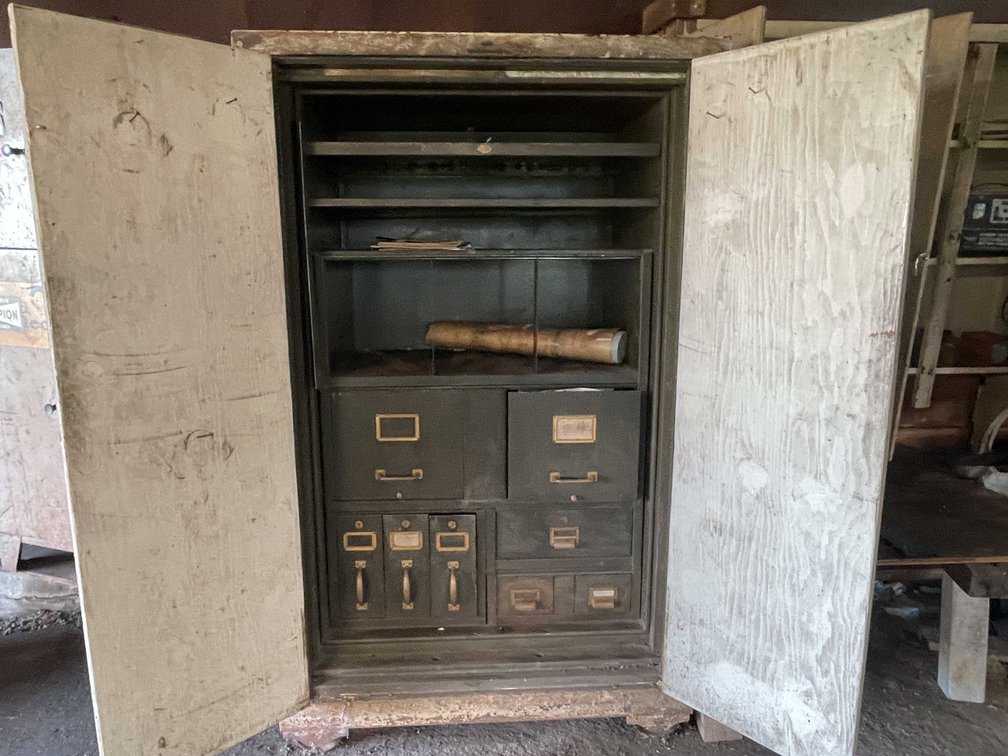 Cabinet and Contents