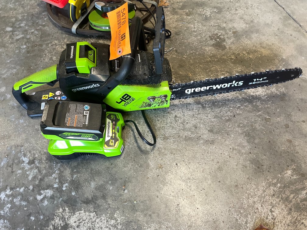 Greenworks Battery Operated Chainsaw