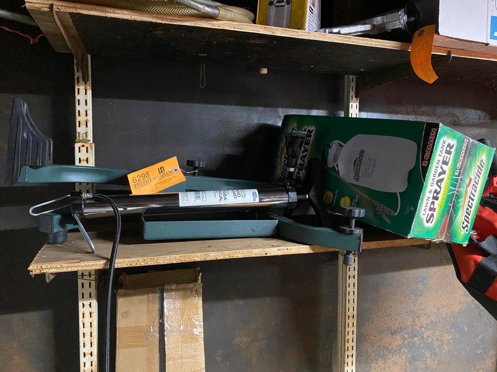 Manual Bike Pump, Pump Sprayer & Caldwell Shooting Rest