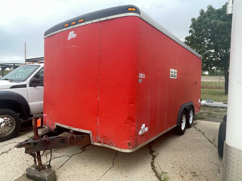 Pace Enclosed Trailer (UPDATED DESCRIPTION) (NO TITLE)