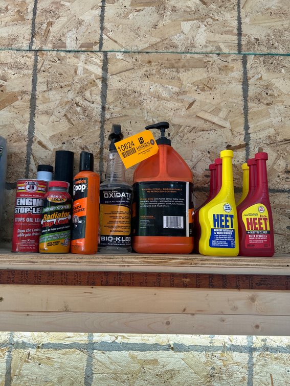 Assorted Automotive Cleaning Supplies