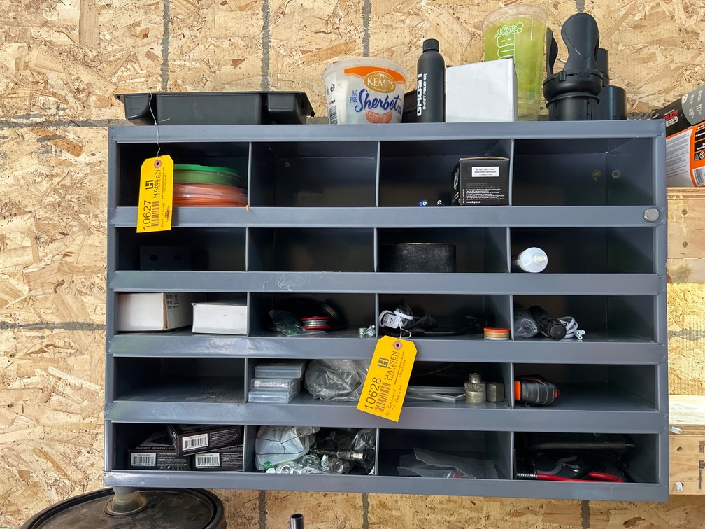 Metal Parts Bin Shelving Unit