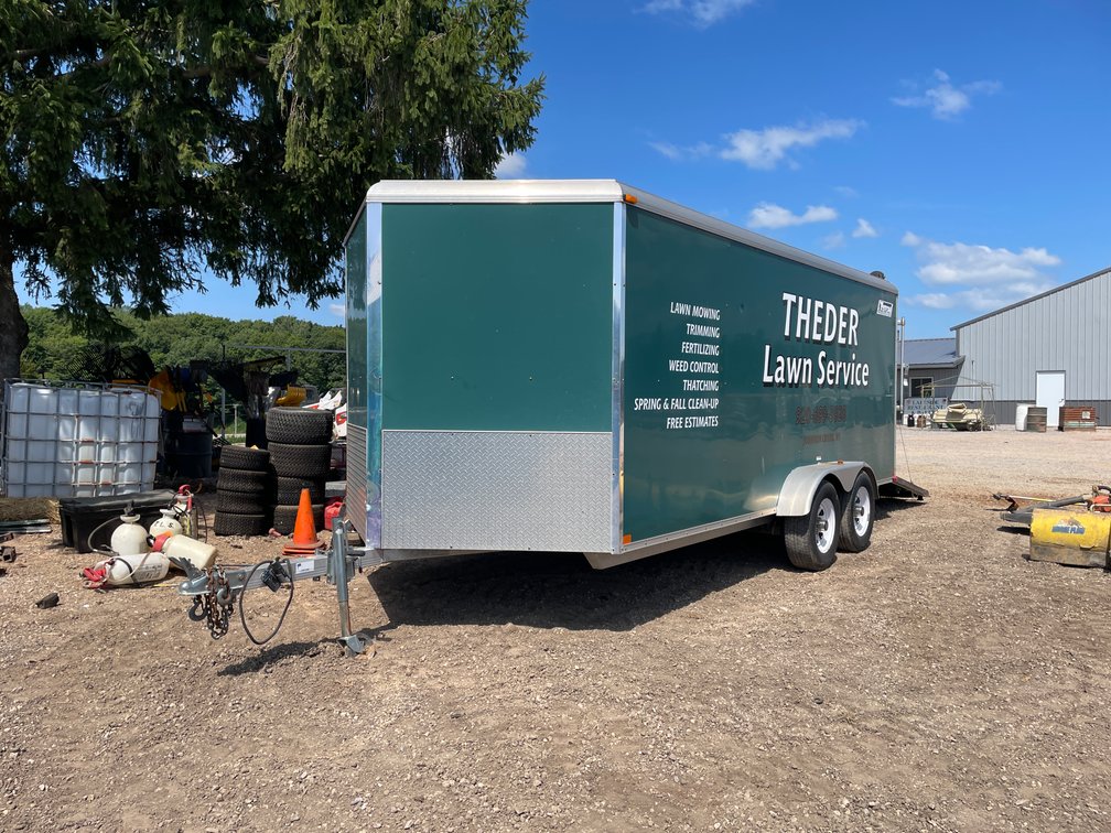 2007 Triton 18' Aluminum Enclosed Trailer (Has WI Title)