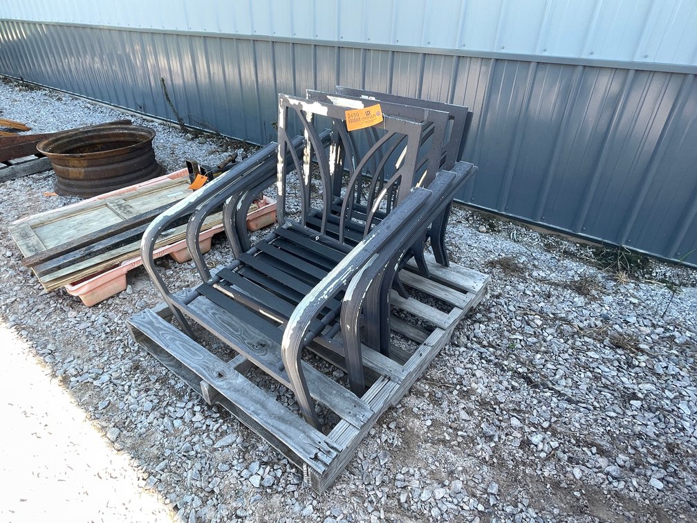 (4) Metal Patio Chairs