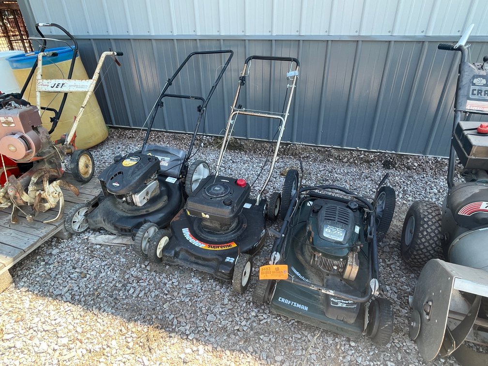 (3) Push Mowers