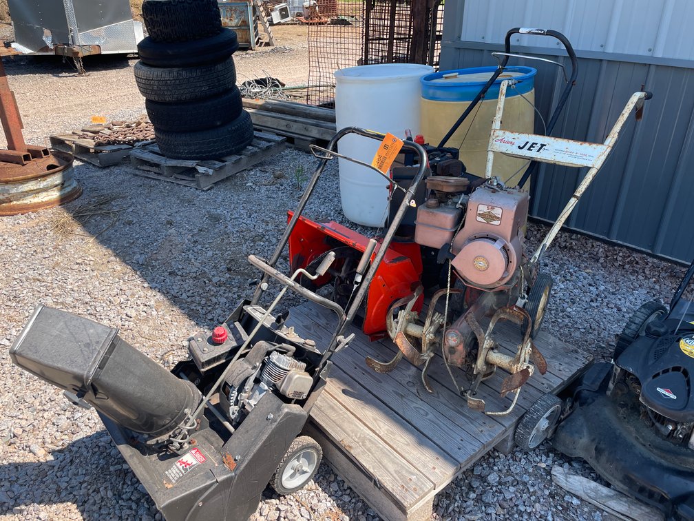 (2) Snowblowers and Ariens Jet Tiller