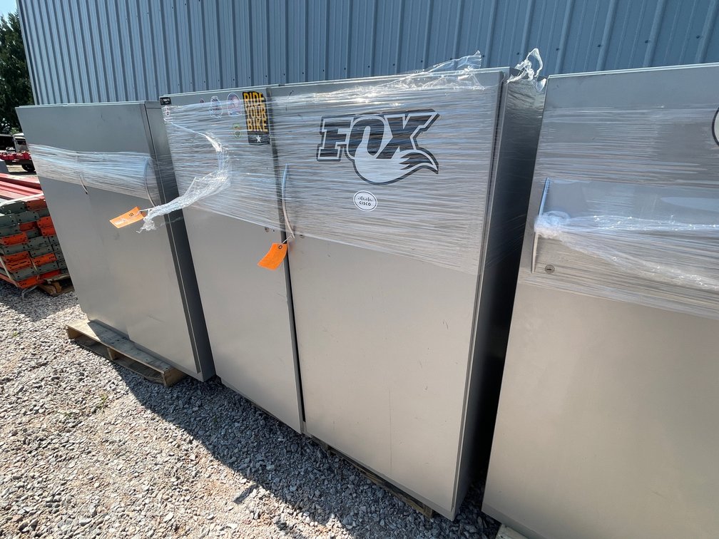 (4) Metal Upright Storage Cabinets