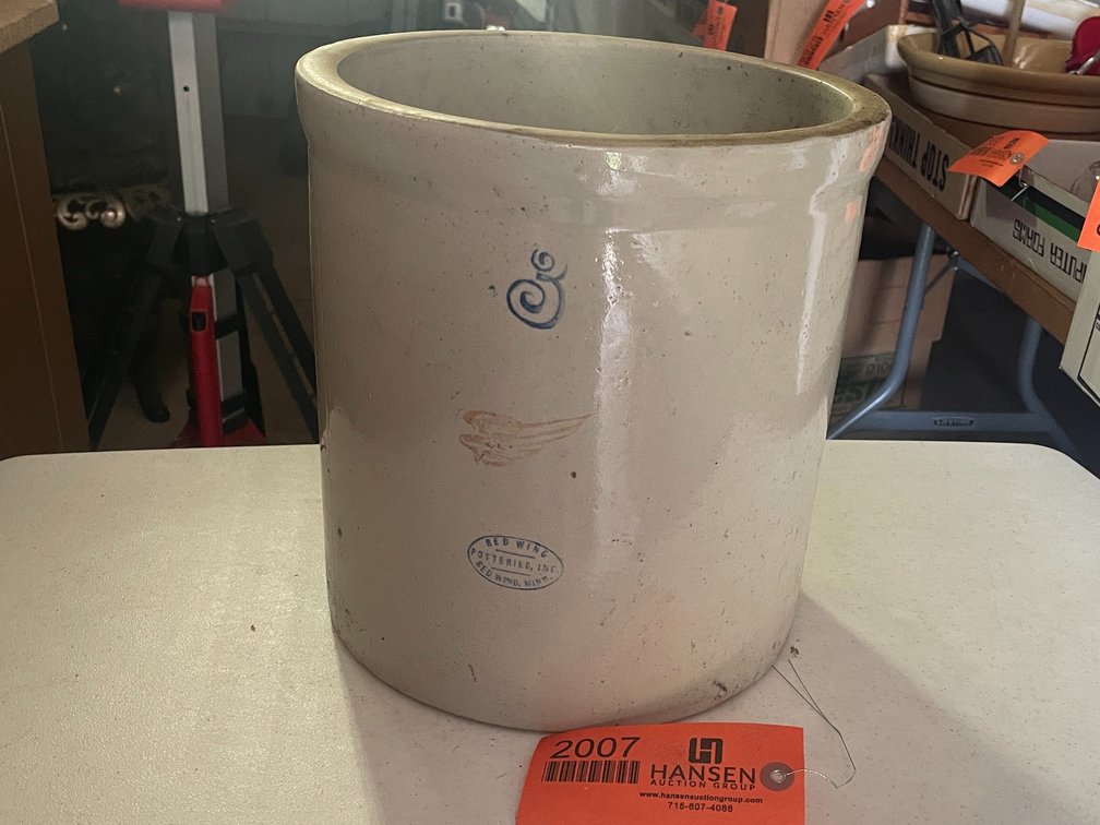 3 Gallon Red Wing Crock