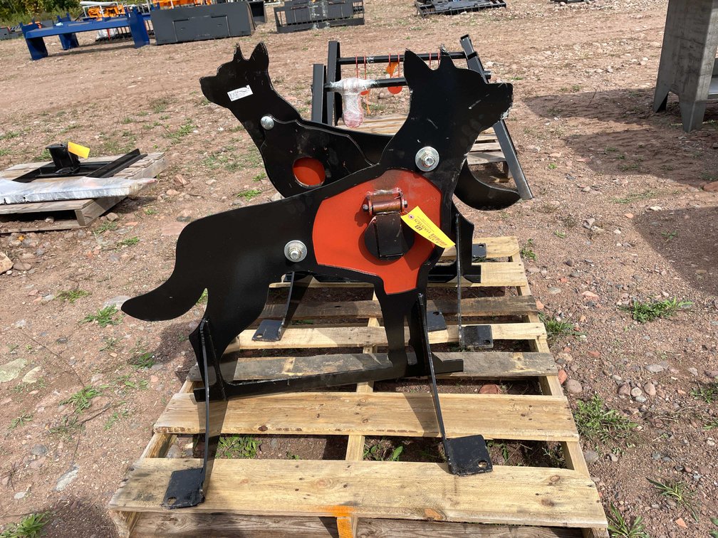 3/8 in. AR500 Steel Coyote Shooting Target with Heart Flapper