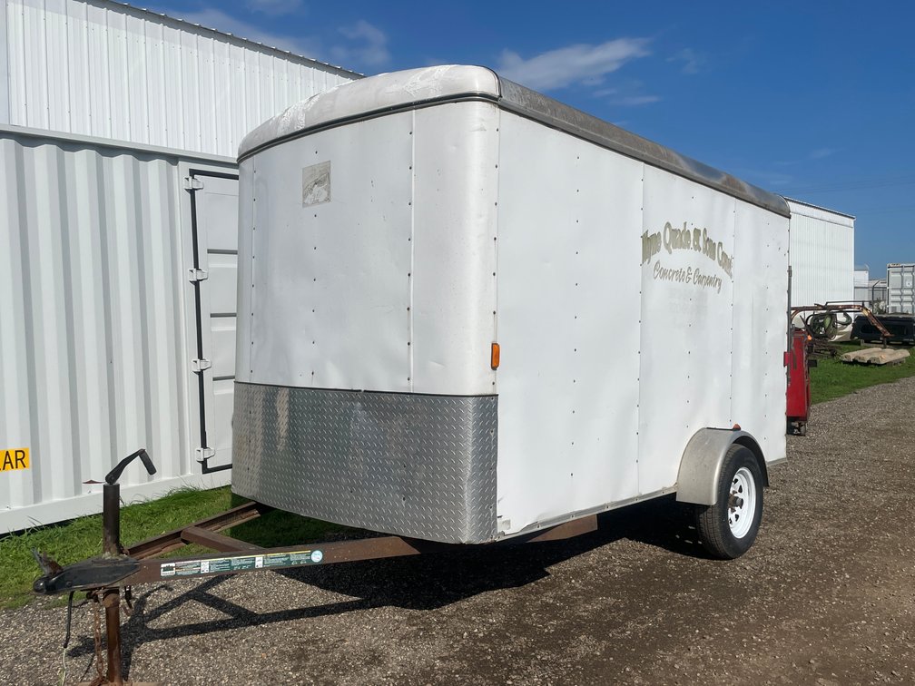 12' Single Axle Enclosed Trailer (No Title)