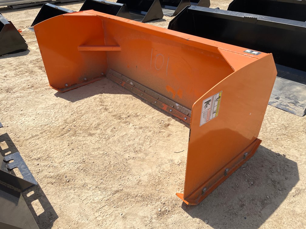 New 84" Skid Steer Snowpusher Attachment