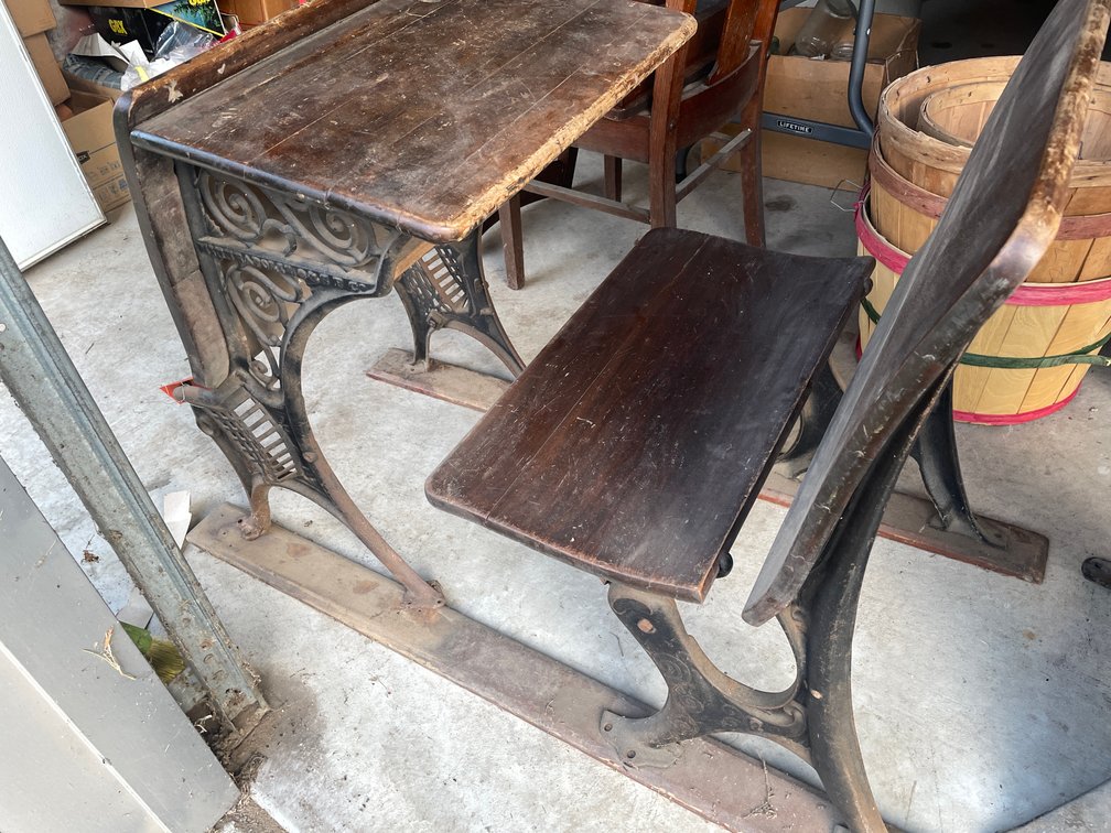 Vintage School Desk