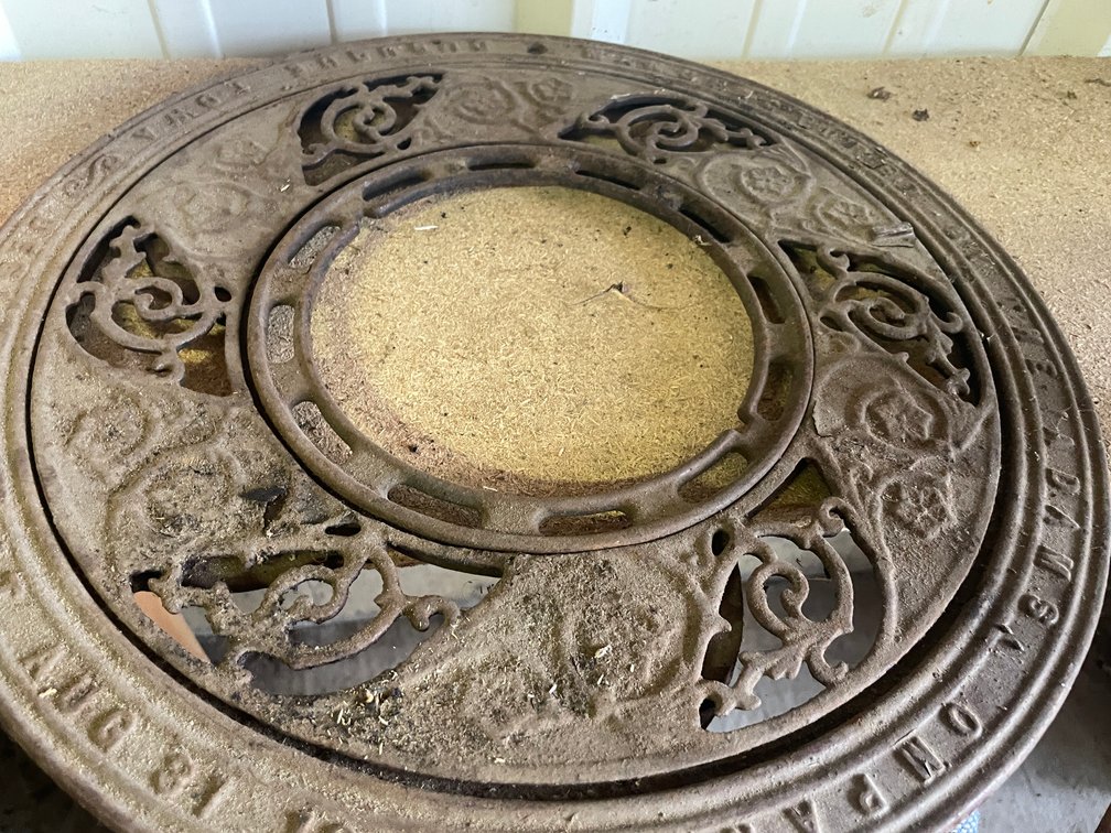 Antique Cast Iron Floor Register Grate