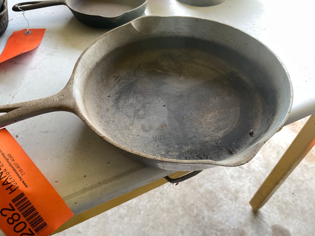 Griswold 8 Chrome Plated Cast Iron Fry Pan