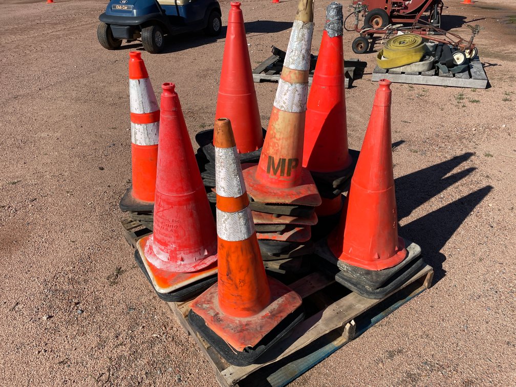 Orange Safety Traffic Cones