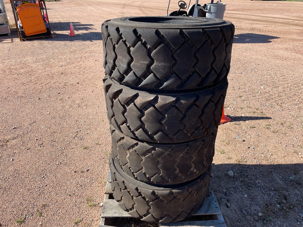 (4) Bobcat Skid Steer Tires