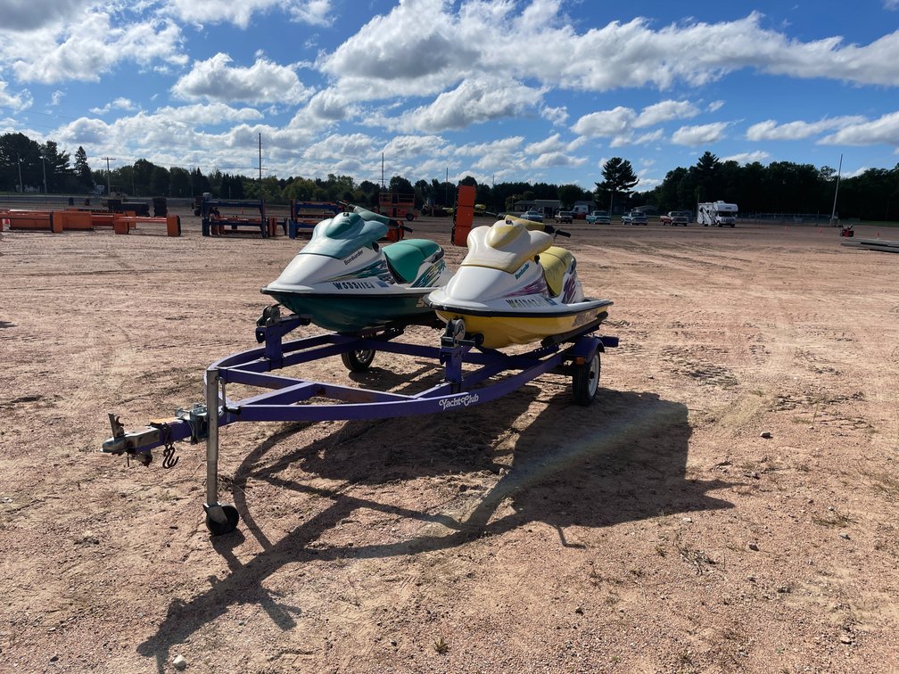 (2) Jet Skis with Trailer