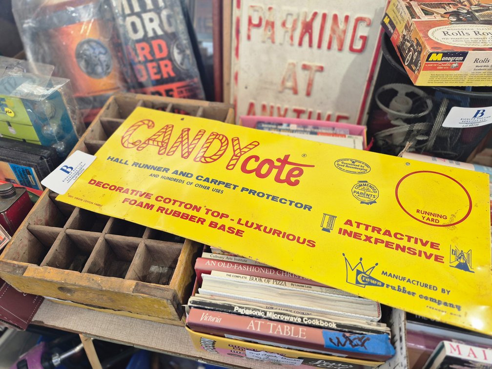 Candy Cote Metal Sign