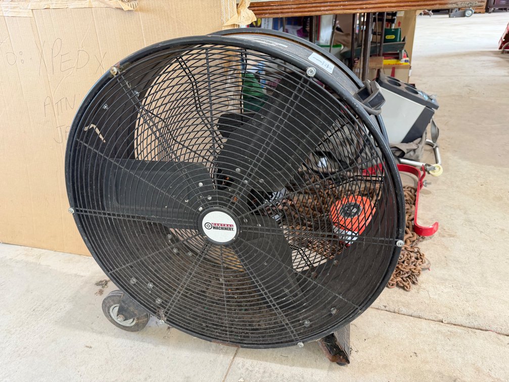 Central Machinery Shop Fan