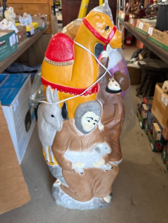 Blow Mold Nativity Set