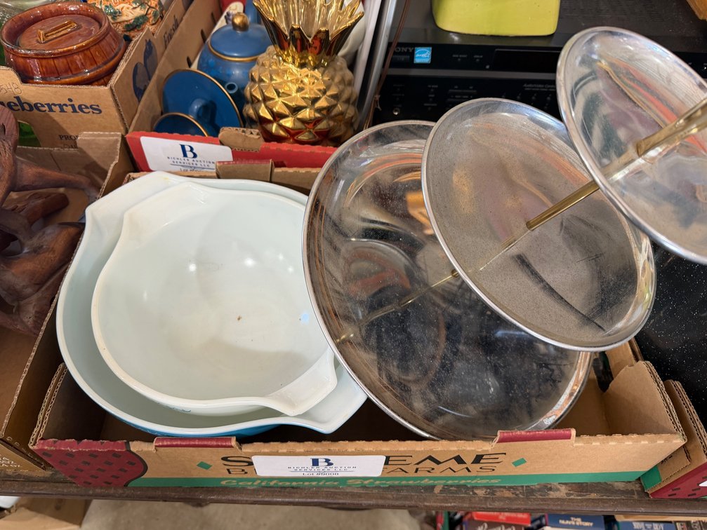 Vintage Blue Pyrex