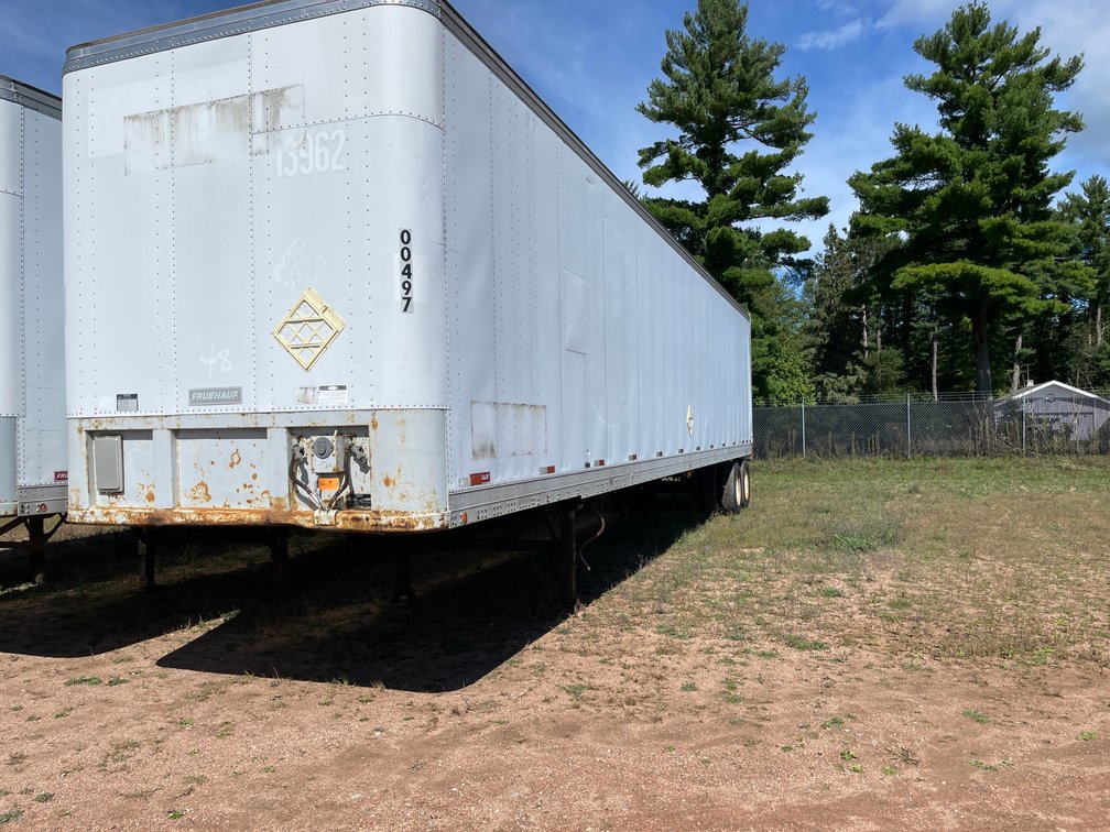 1988 Fruehauf 48' Van Trailer (Has WI Title)