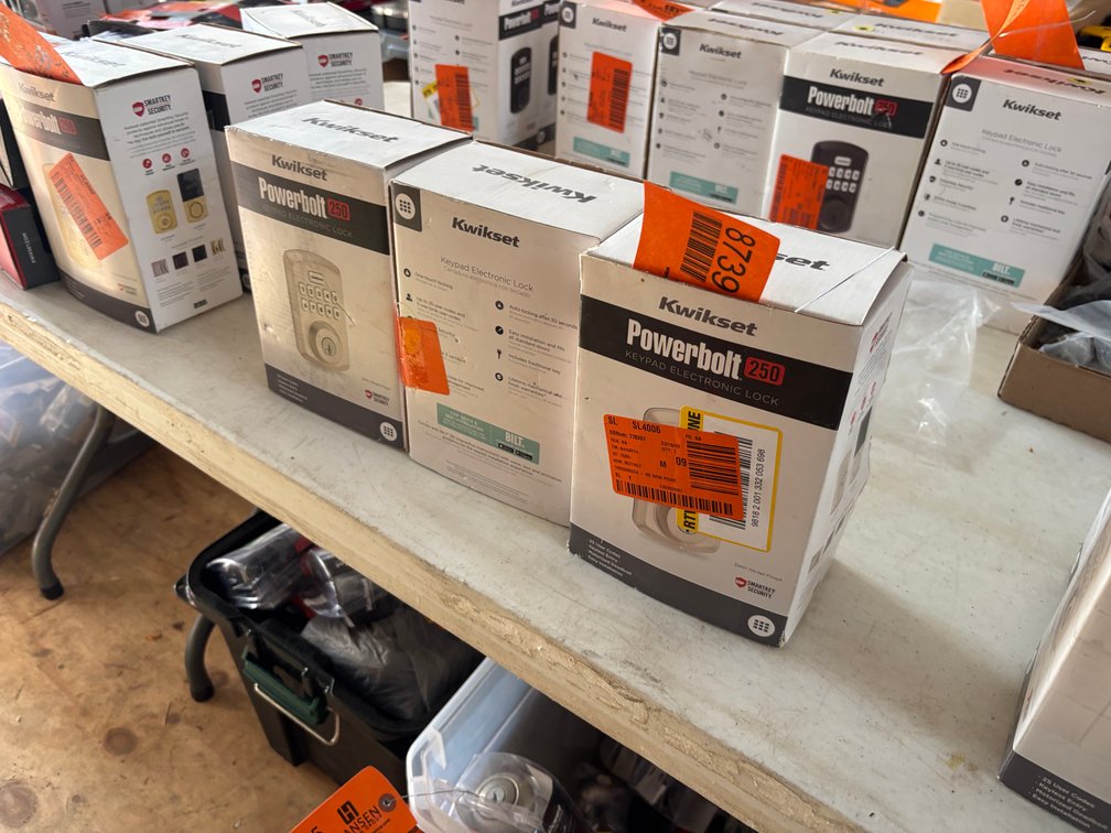 (3) Kwikset Powerbolt Keypad Entries (Strum, WI)