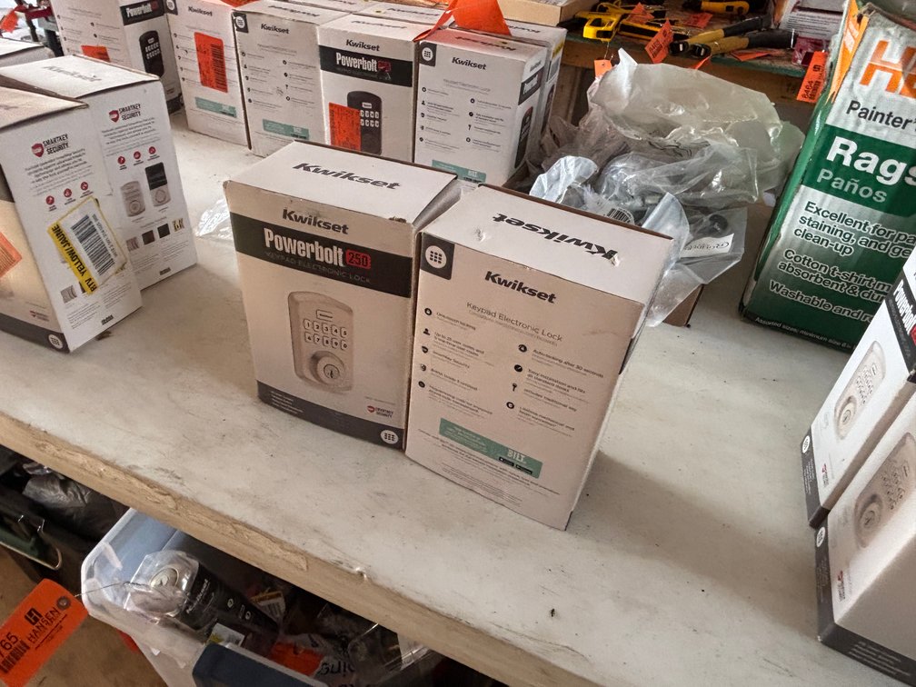(2) Kwikset Powerbolt Keypad Entries (Strum, WI)
