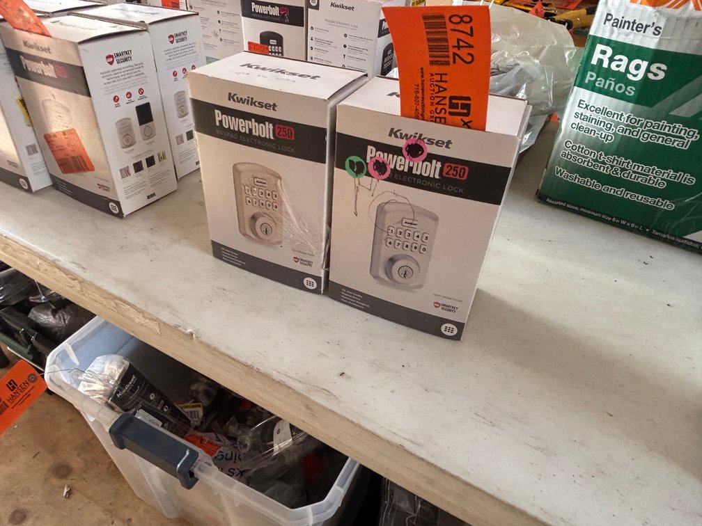 (2) Kwikset Powerbolt Keypad Entries (Strum, WI)