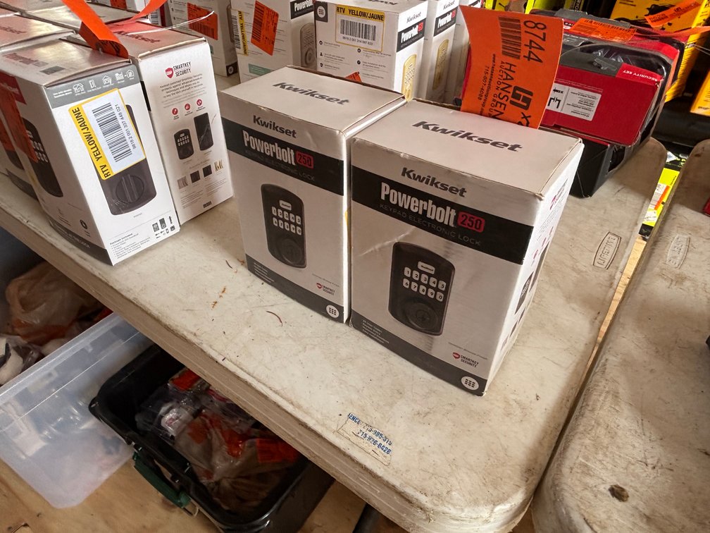 (2) Kwikset Powerbolt Keypad Entries (Strum, WI)