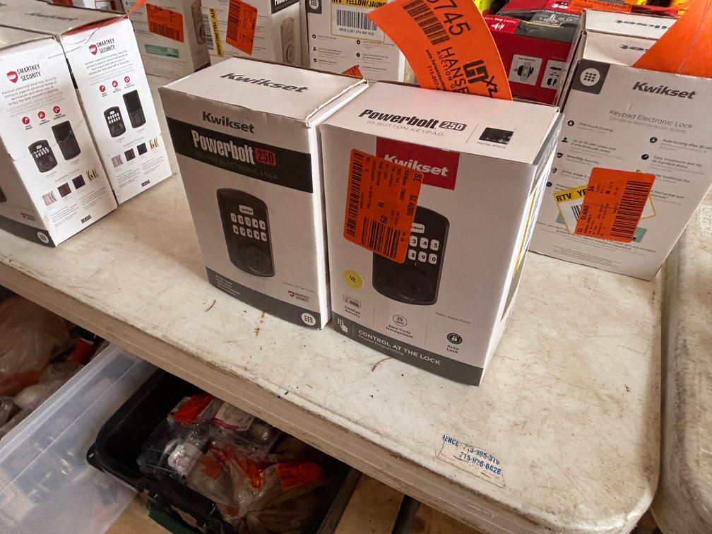 (2) Kwikset Powerbolt Keypad Entries (Strum, WI)