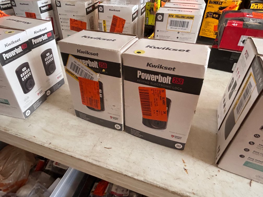 (2) Kwikset Powerbolt Keypad Entries (Strum, WI)