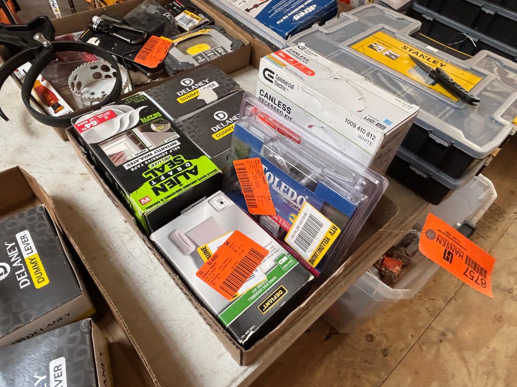 Wireless Doorbell Kit, Canless Recessed Kit, and Delaney Dummy Levers (Strum, WI)