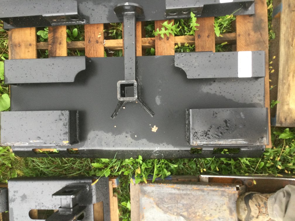 Heavy Duty Do-All Receiver Hitch Skid Steer Plate