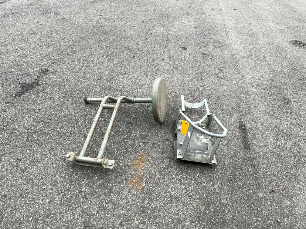 Adjustable Seat and Motorcycle Wheel Lock