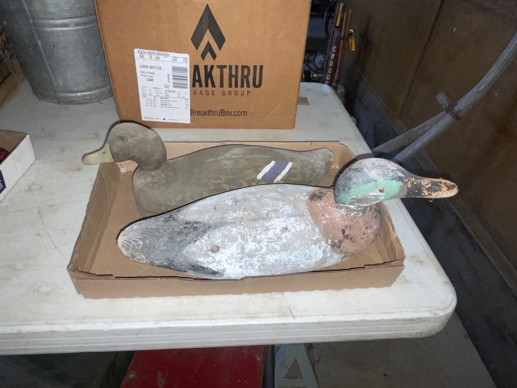 (2) Vintage Wood Ducks
