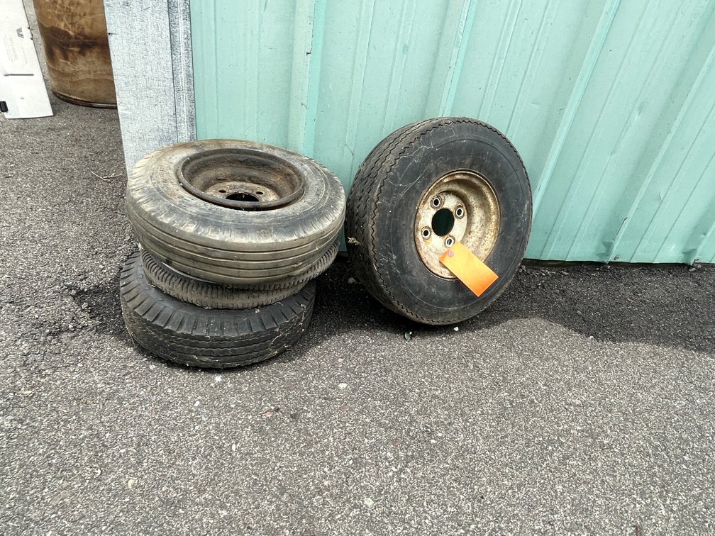 (3) Small Tires