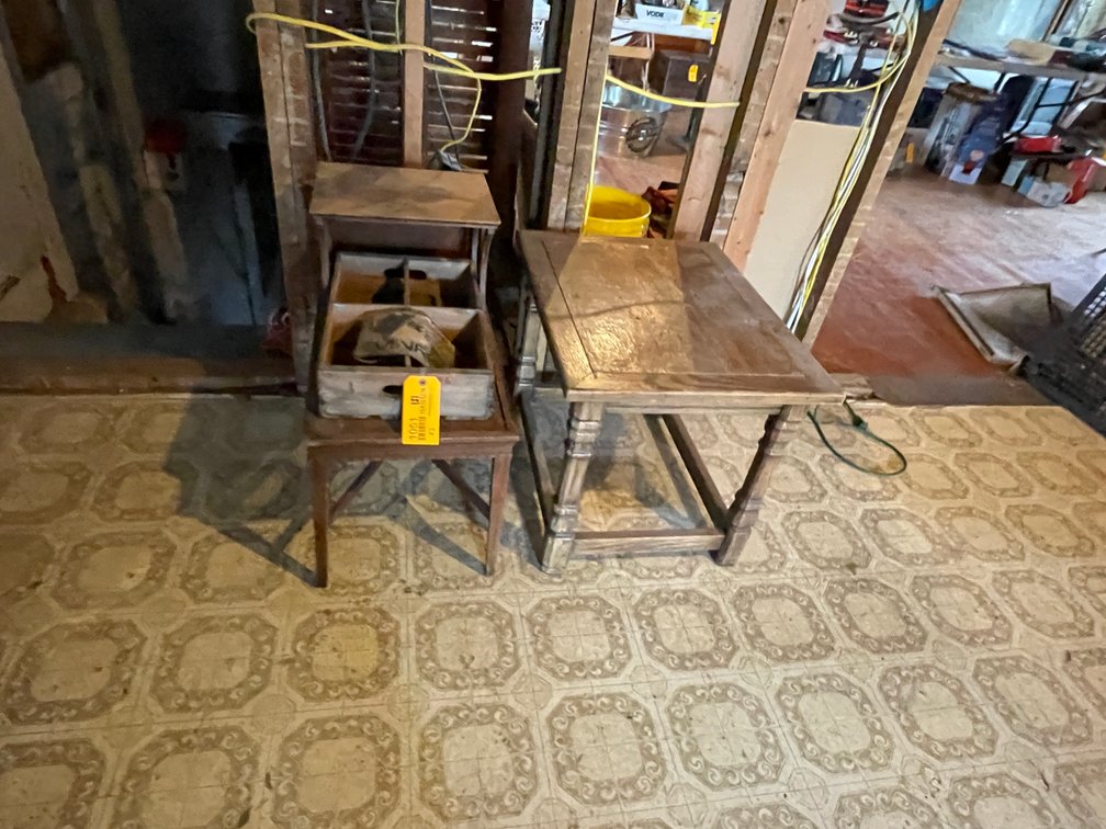 (3) Vintage Wood Items