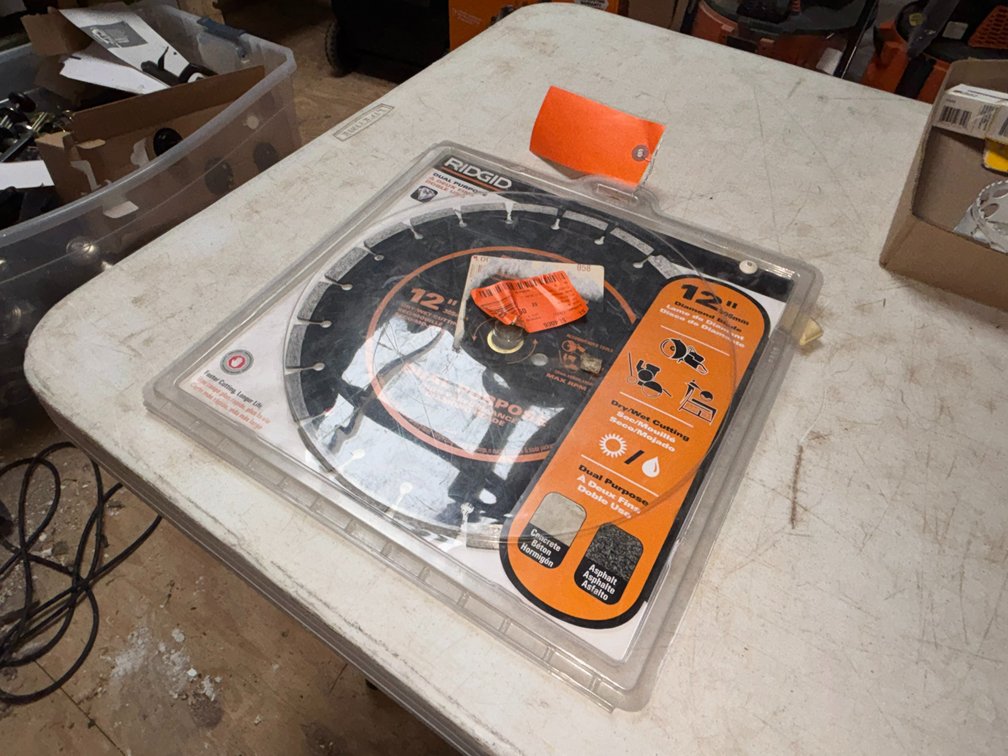 Ridgid 12" Diamond Blade (Strum, WI)