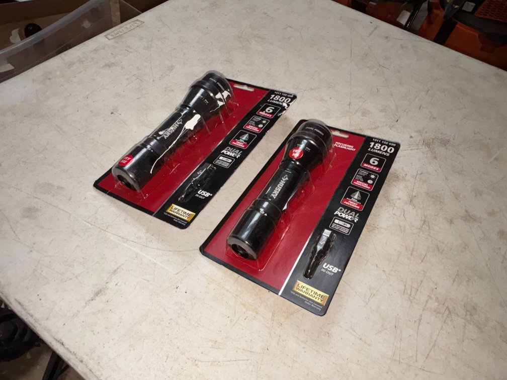 (2) Husky Focusing Flashlight (Strum, WI)
