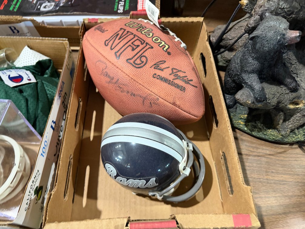Paul Hornung Autographed Football