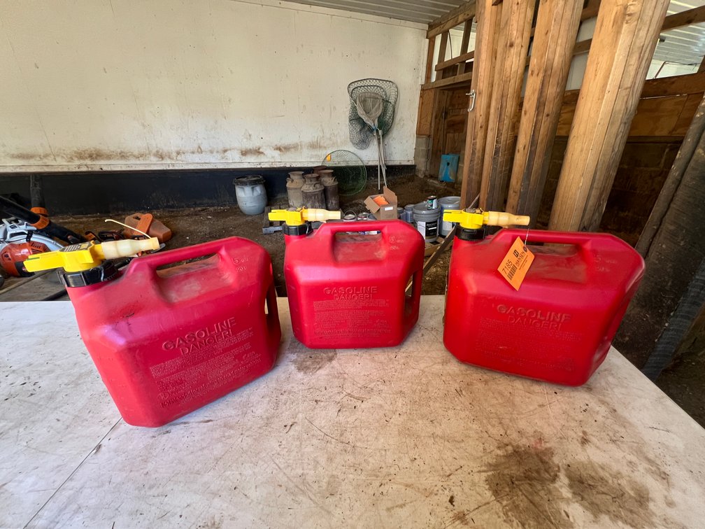 (3) Gas Cans