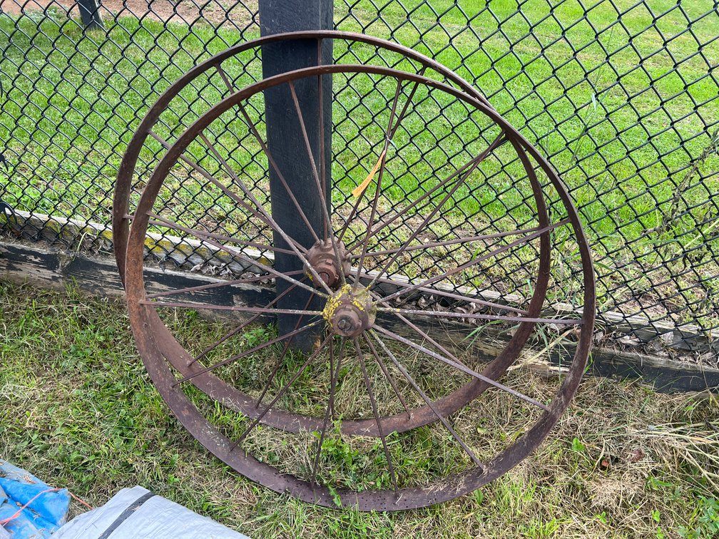 (2) Steel Wheels