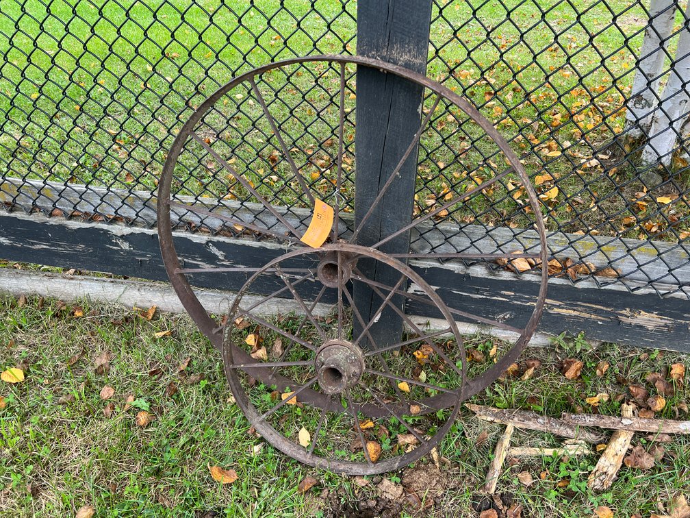 (2) Steel Wheels