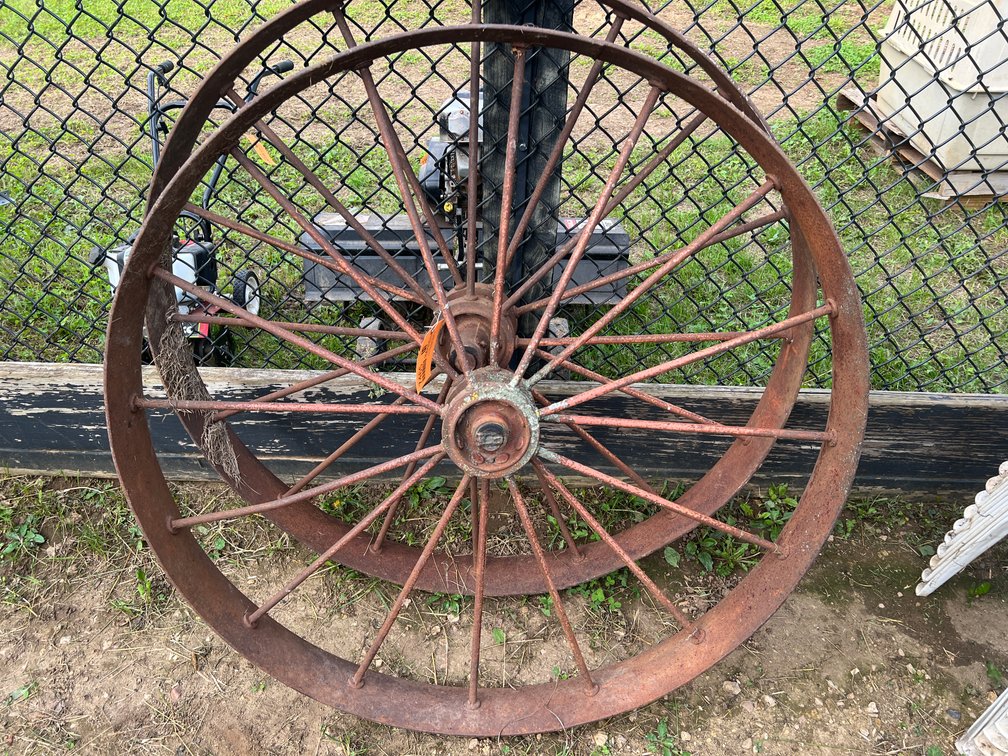 (2) Steel Wheels