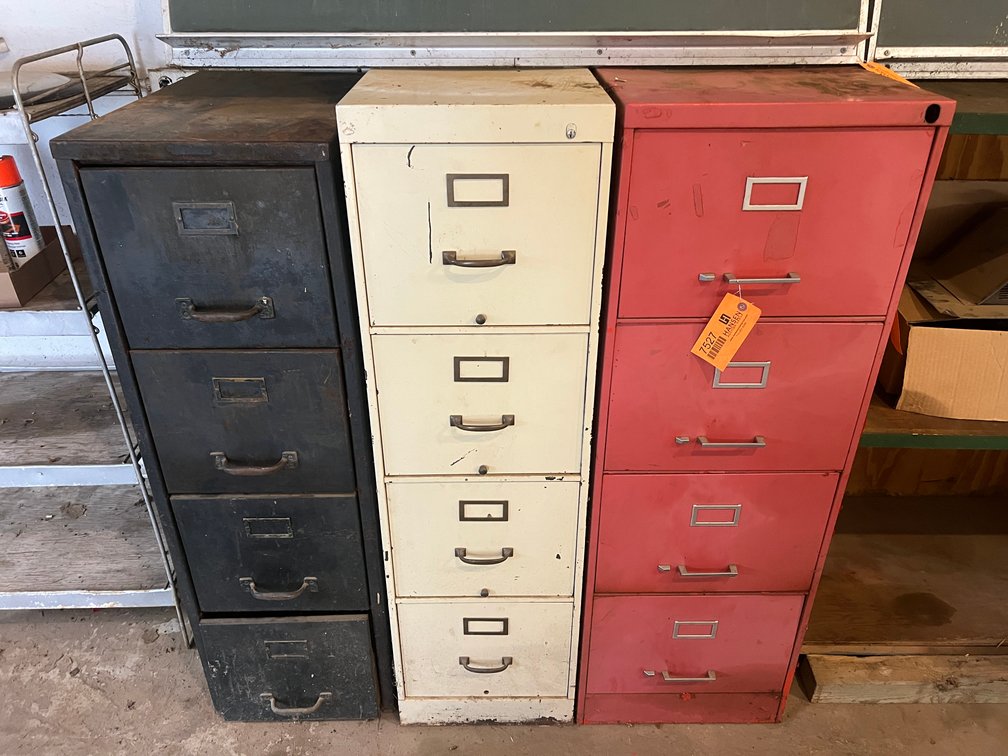 (3) File Cabinets