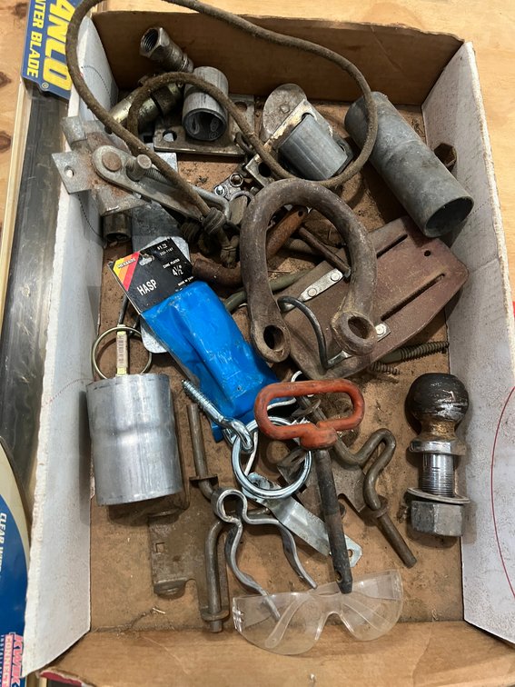 Windshield Wipers, Rubber Gloves, Hitch Pins, and Other Misc.