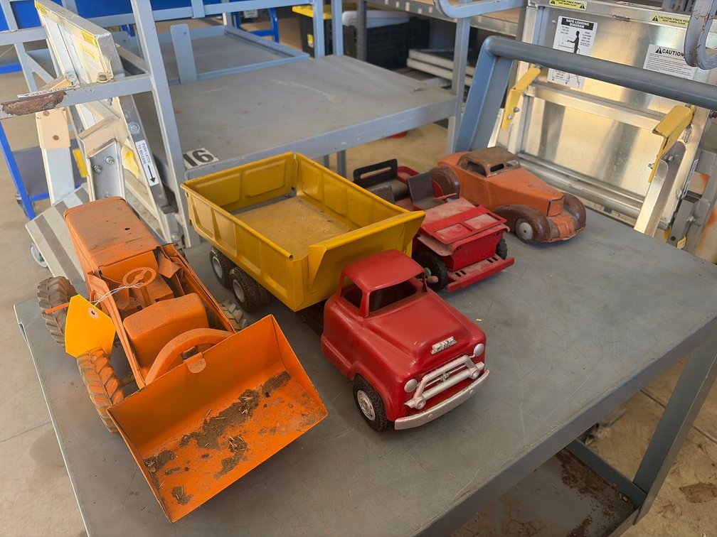 (4) Metal Toy Vehicles
