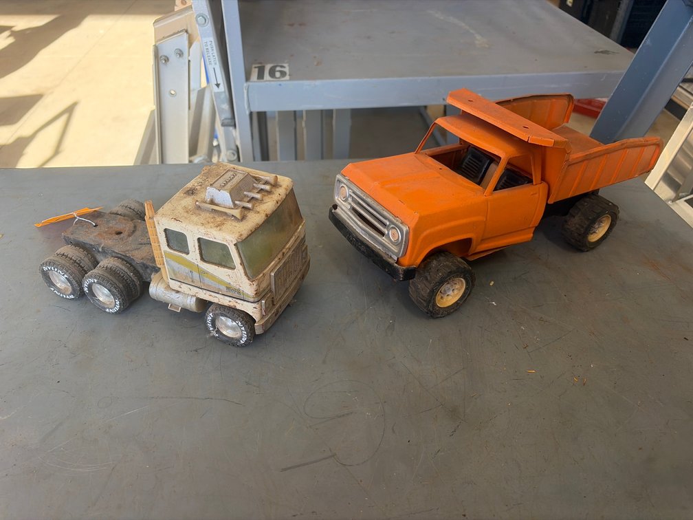 (2) Pressed Steel Toy Trucks
