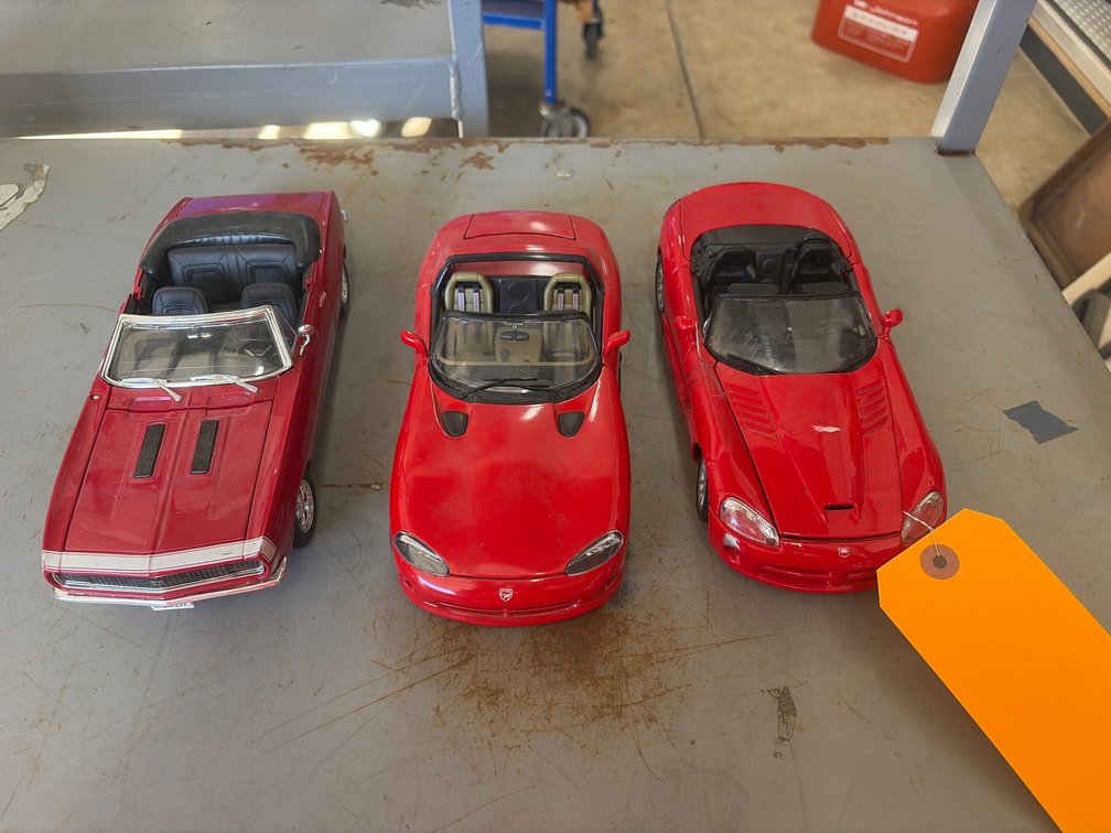 (3) Diecast Model Convertible Cars